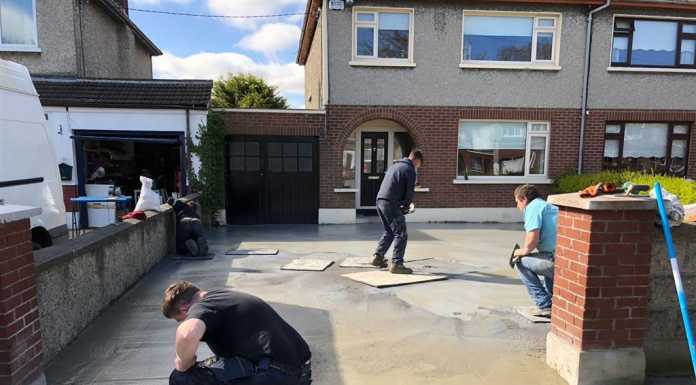 Imprint Concrete Driveway in Dublin