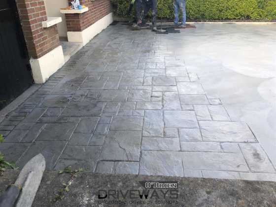 Walkinstown Imprint Concrete Driveway