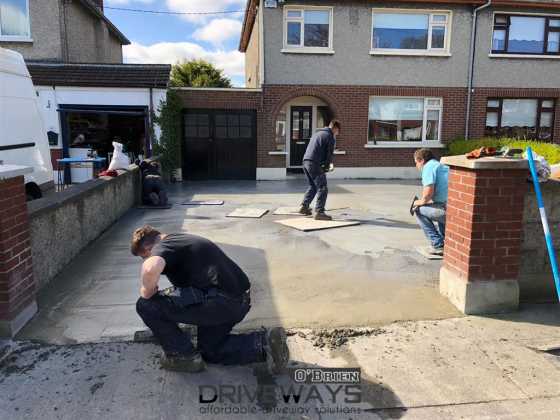 Walkinstown Imprint Concrete Driveway